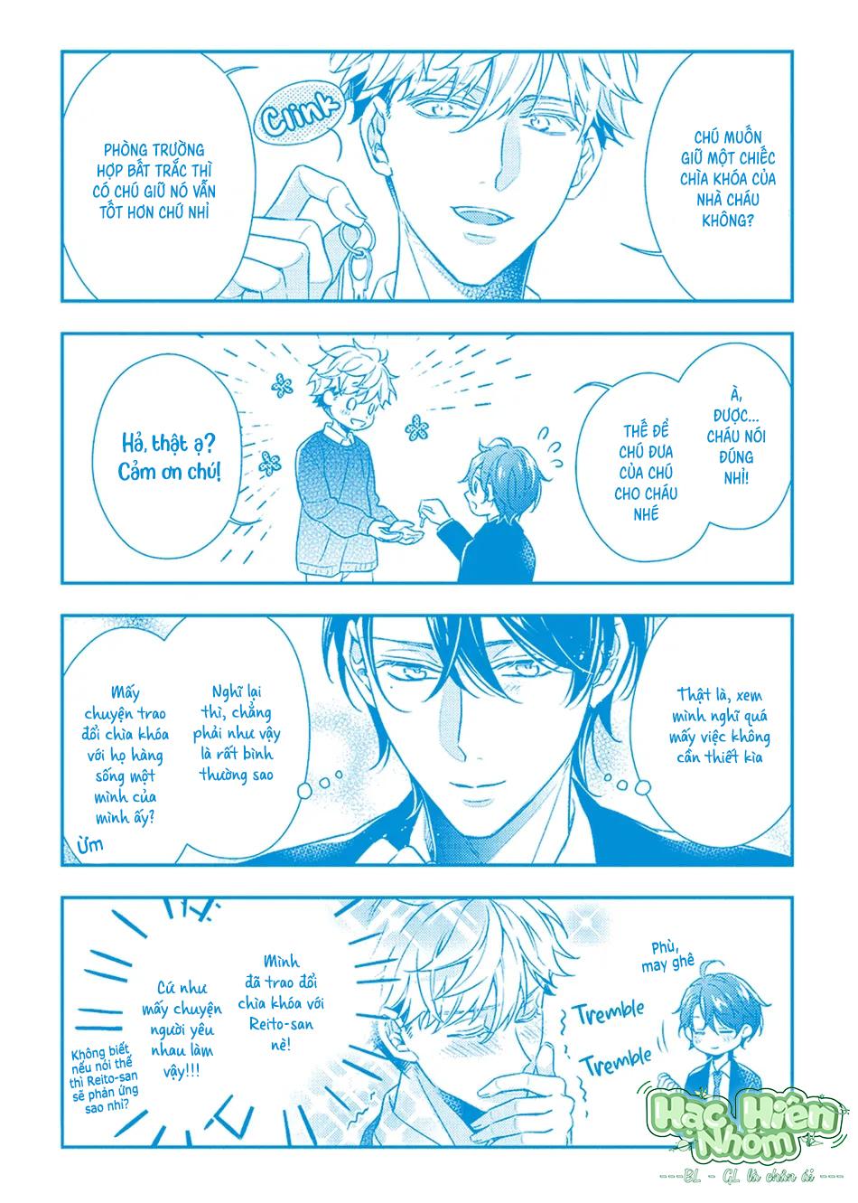 Đọc truyện Cậu người sói này muốn ăn thịt chàng thám tử ưa thích của mình - Chapter 9.5