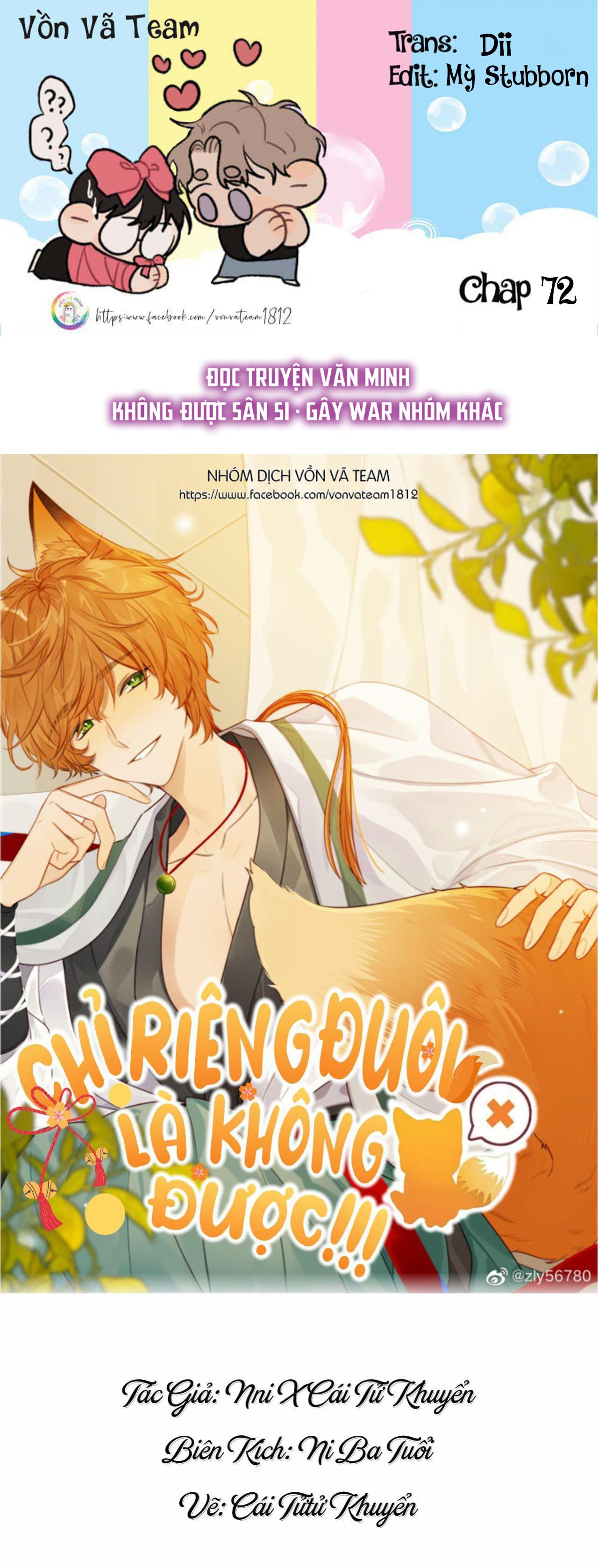 Đọc truyện Chỉ Riêng Đuôi Là Không Được!!! - Chapter 72