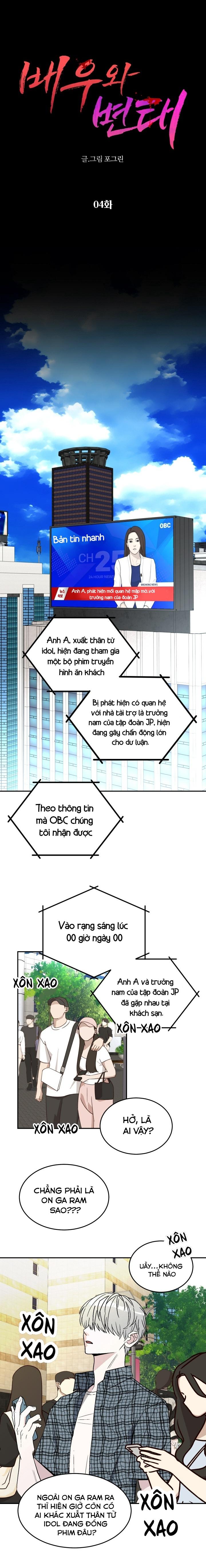 Đọc truyện MINH TINH VÀ KẺ BIẾN THÁI - Chapter 4
