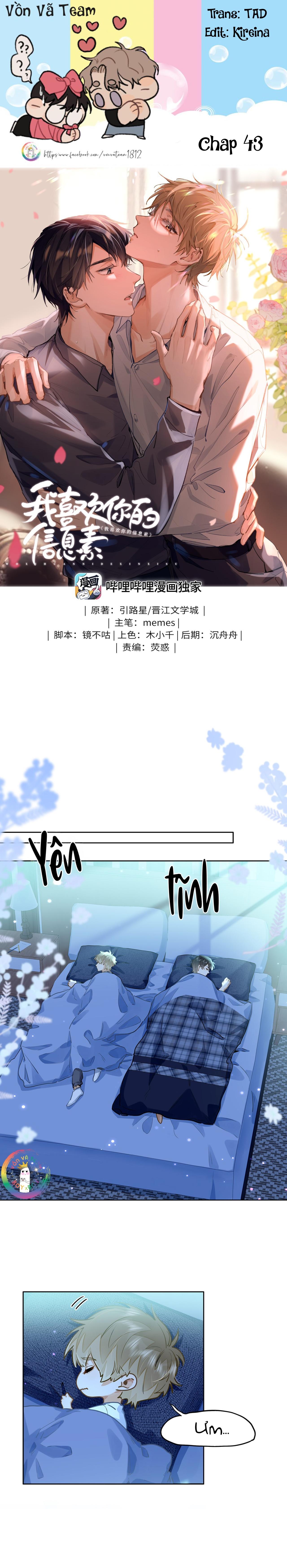 Đọc truyện Tôi Thích Pheromone Của Cậu - Chapter 43