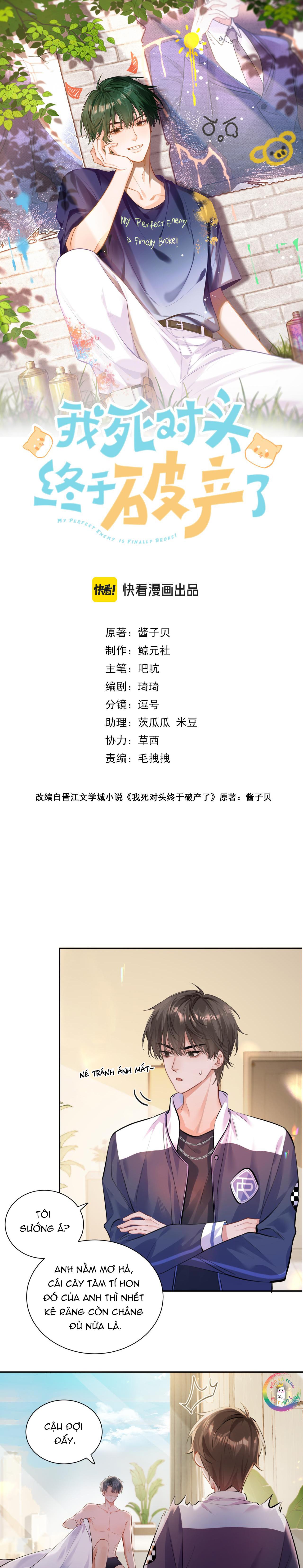 Đọc truyện Đối Thủ Không Đội Trời Chung Cuối Cùng Cũng Phá Sản Rồi! - Chapter 2