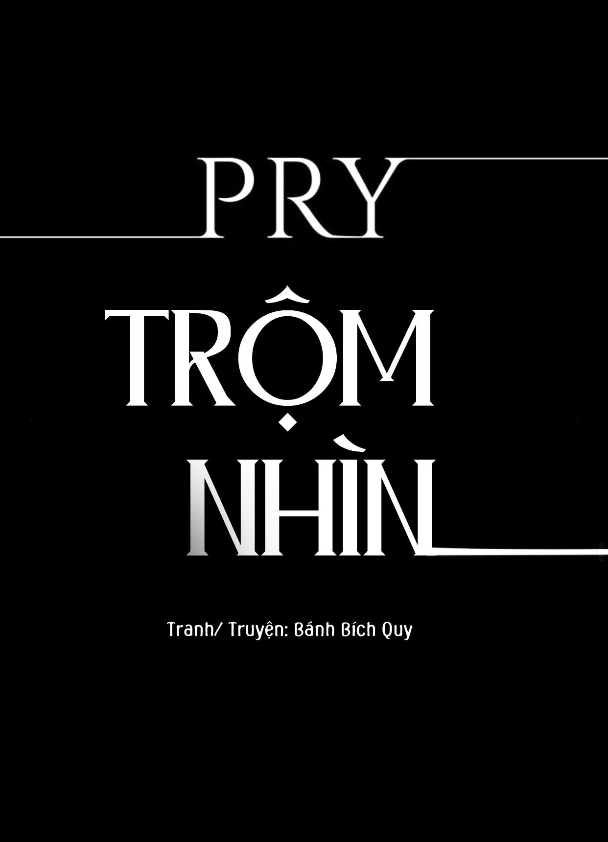 Đọc truyện PRY (Trộm Nhìn) -END - Chapter 24