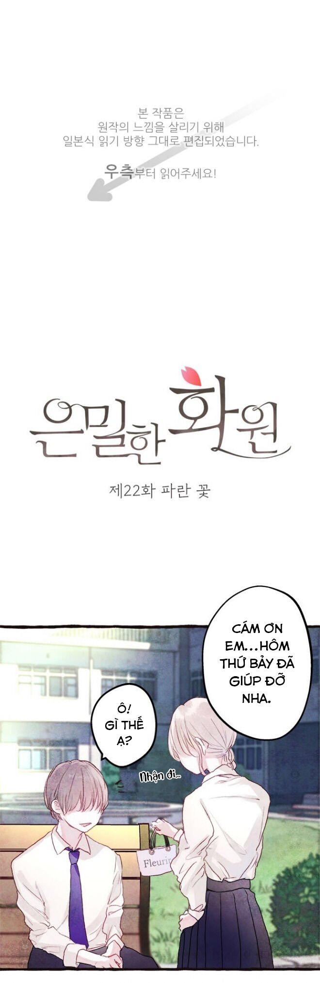 Đọc truyện [HOÀN] Khu Vườn Bí Mật - Chapter 22