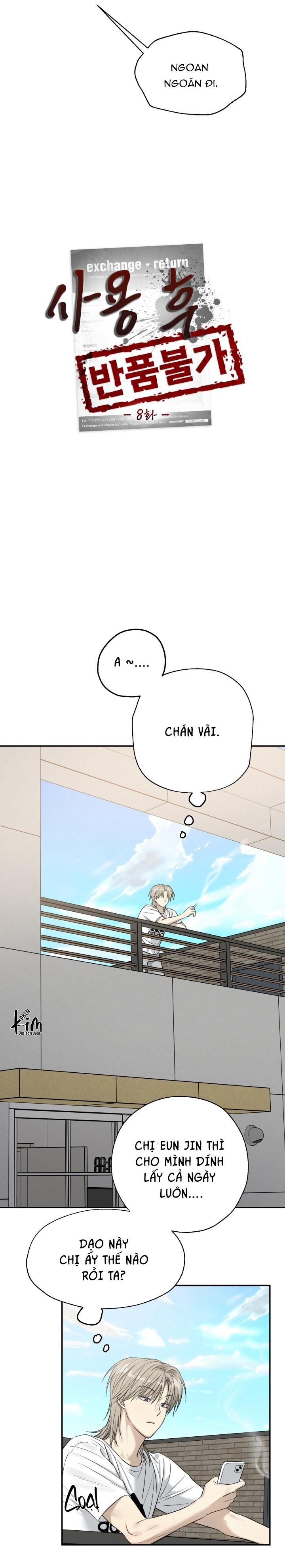 Đọc truyện HÀNG ĐÃ DÙNG MIỄN ĐỔI TRẢ - Chapter 8