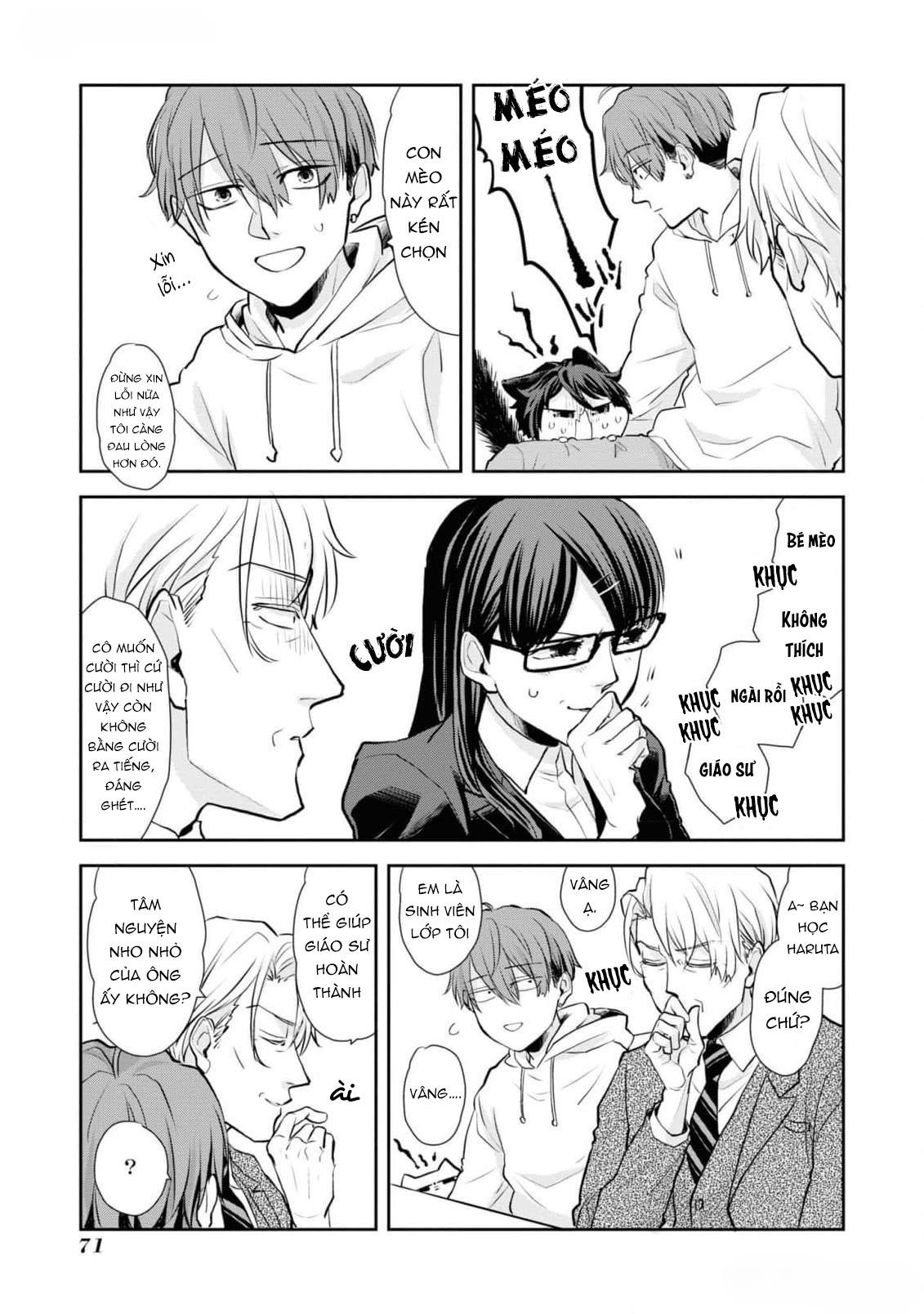 Đọc truyện Chú mèo đẹp trai muốn được Haruta nuôi dưỡng - Chapter 4