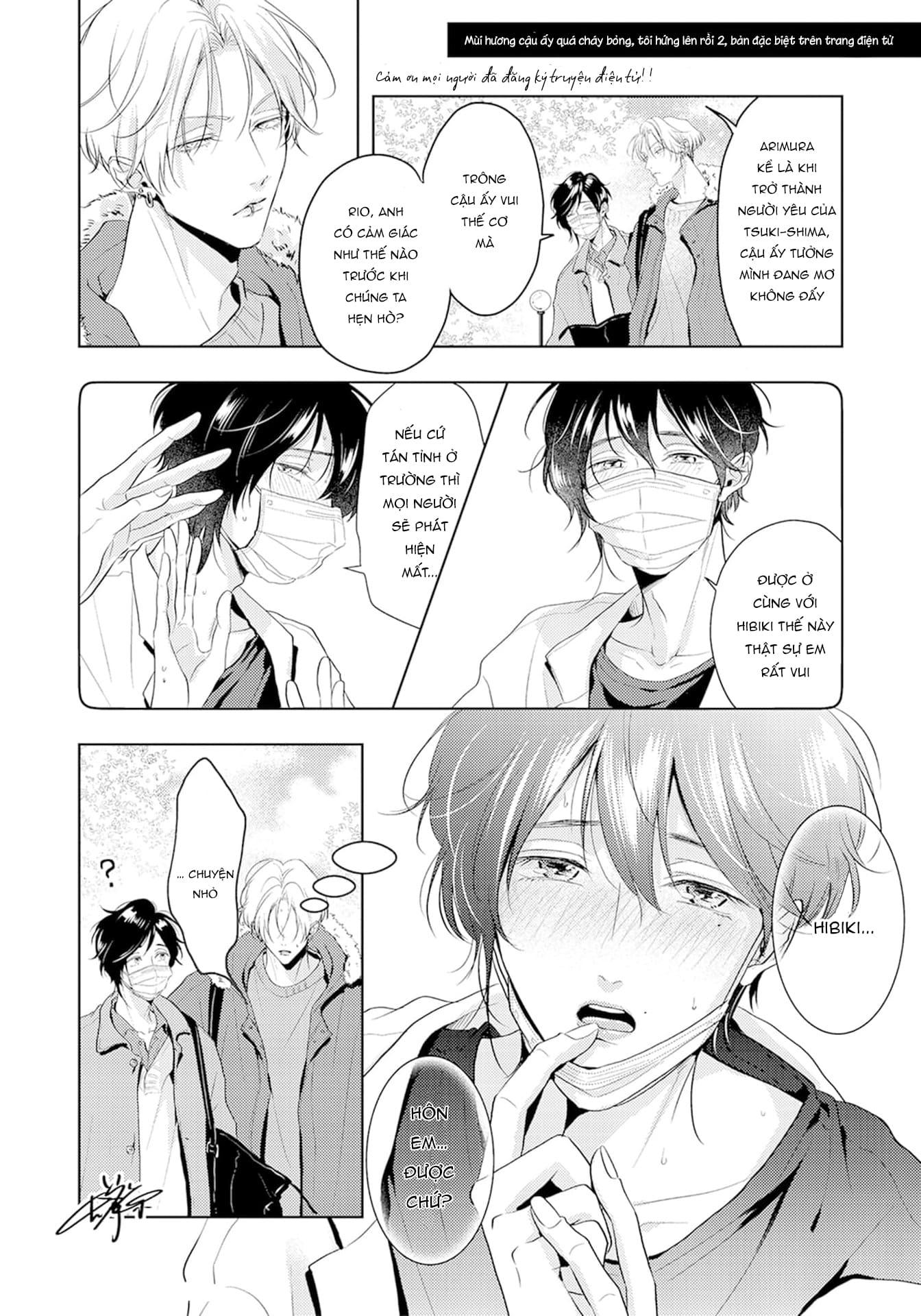 Đọc truyện Mùi Hương Cậu Ấy Quá Cháy Bỏng Tôi Hứng Lên Rồi!! - Chapter 12.7