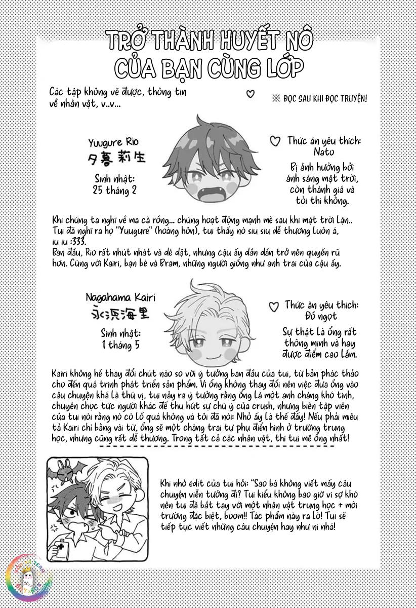 Đọc truyện (END) Trở Thành Huyết Nô Của Bạn Cùng Lớp - Chapter 6