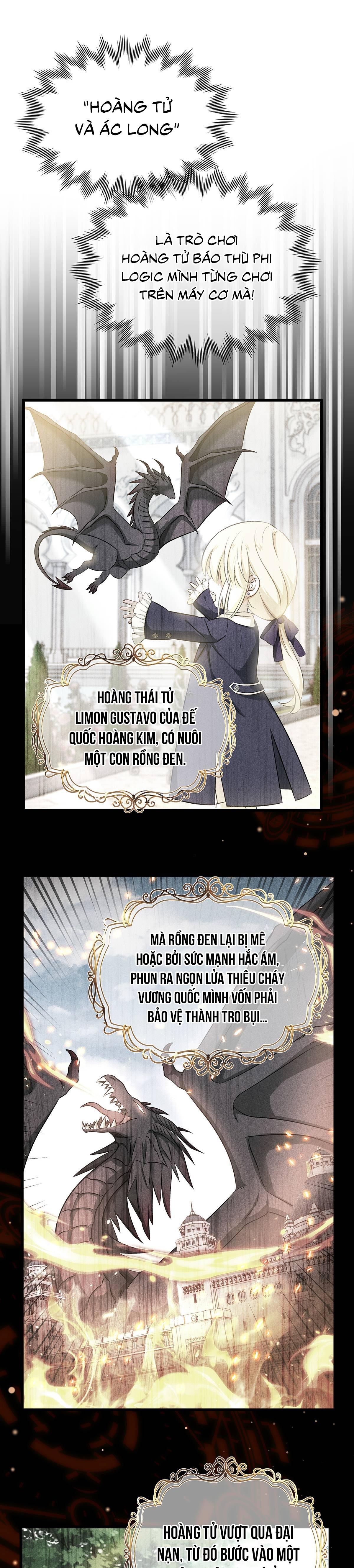 Đọc truyện Tôi trùng sinh thành chú rồng đen của vương tử điện hạ - Chapter 2