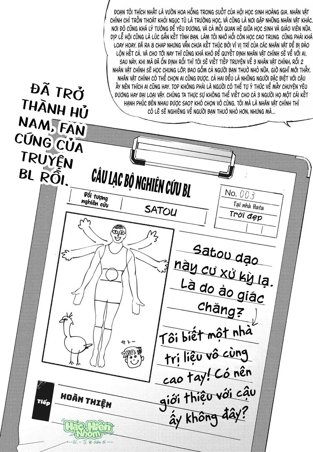 Đọc truyện Chào mừng đến với câu lạc bộ nghiên cứu Yaoi - Chapter 6