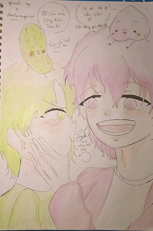 Đọc truyện Fan art OTP QADC x Dưa Leo Truyện - Chapter 3