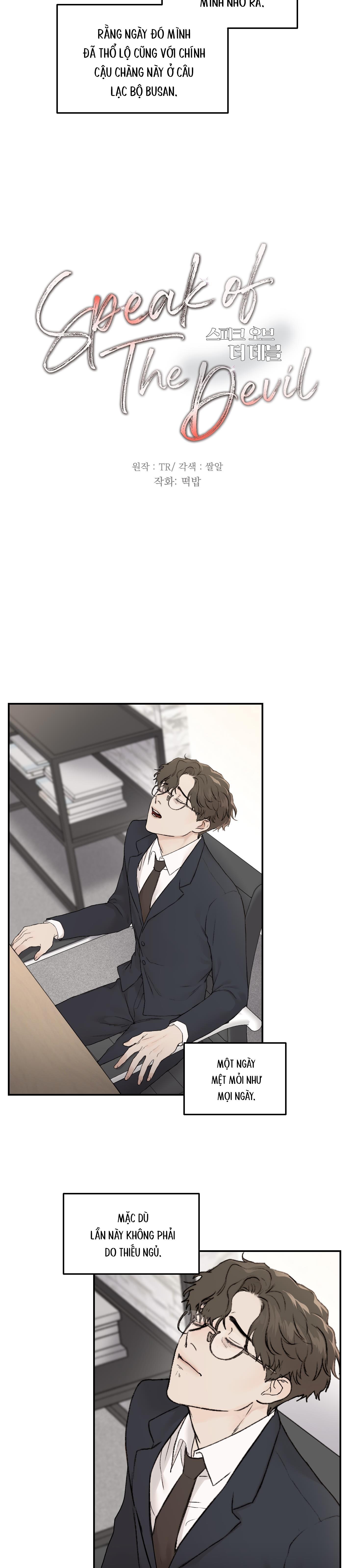 Đọc truyện SPEAK OF THE DEVIL - Chapter 15