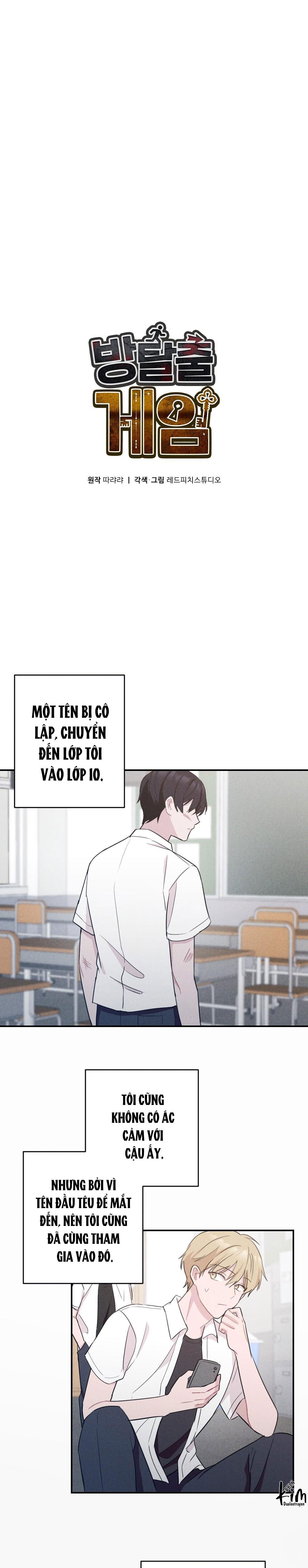 Đọc truyện ESCAPE GAME ROOM - Chapter 6