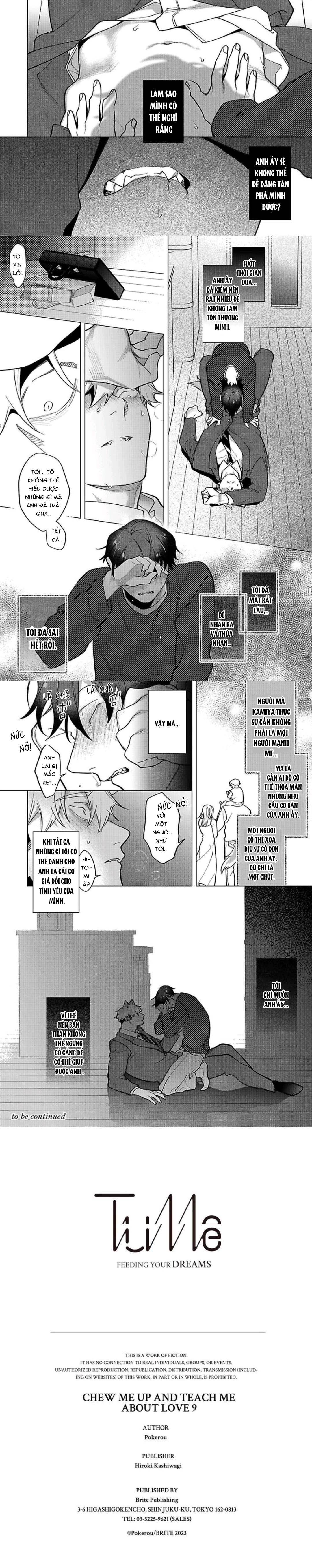 Đọc truyện Nghiền nát tôi và dạy tôi về tình yêu - Chapter 9