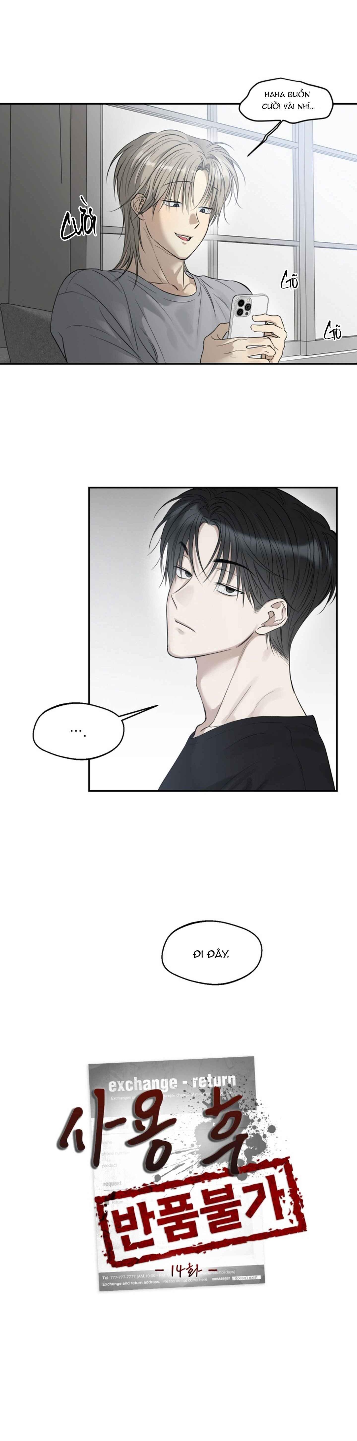 Đọc truyện HÀNG ĐÃ DÙNG MIỄN ĐỔI TRẢ - Chapter 14