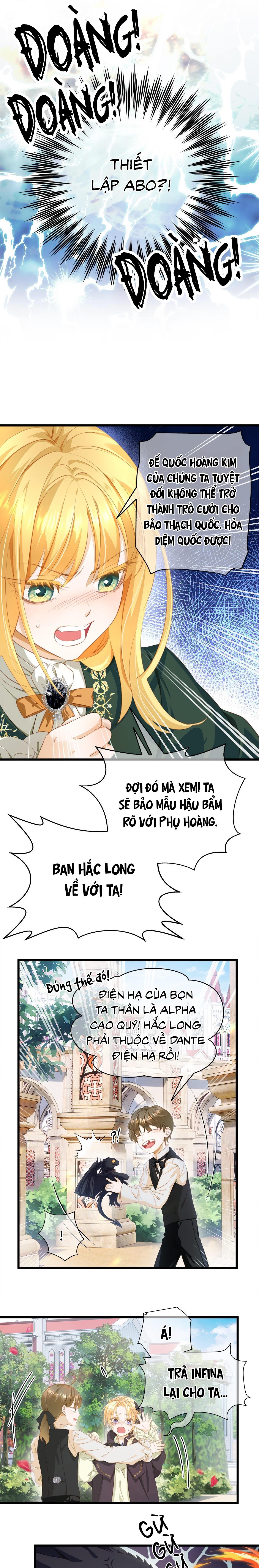 Đọc truyện Tôi trùng sinh thành chú rồng đen của vương tử điện hạ - Chapter 3