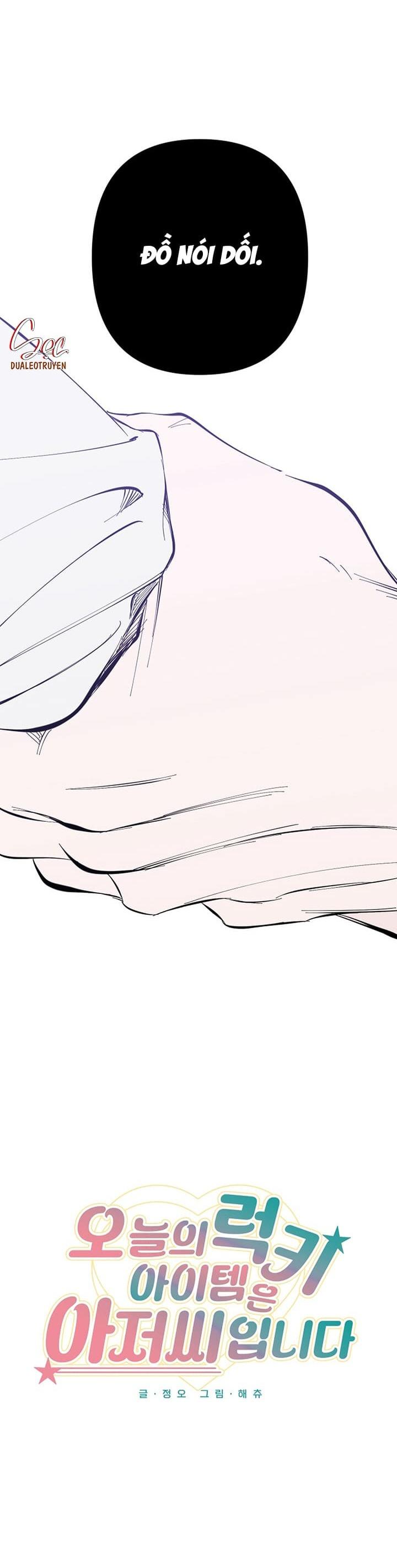 Đọc truyện VẬT MAY MẮN HÔM NAY LÀ CHÚ - Chapter 5