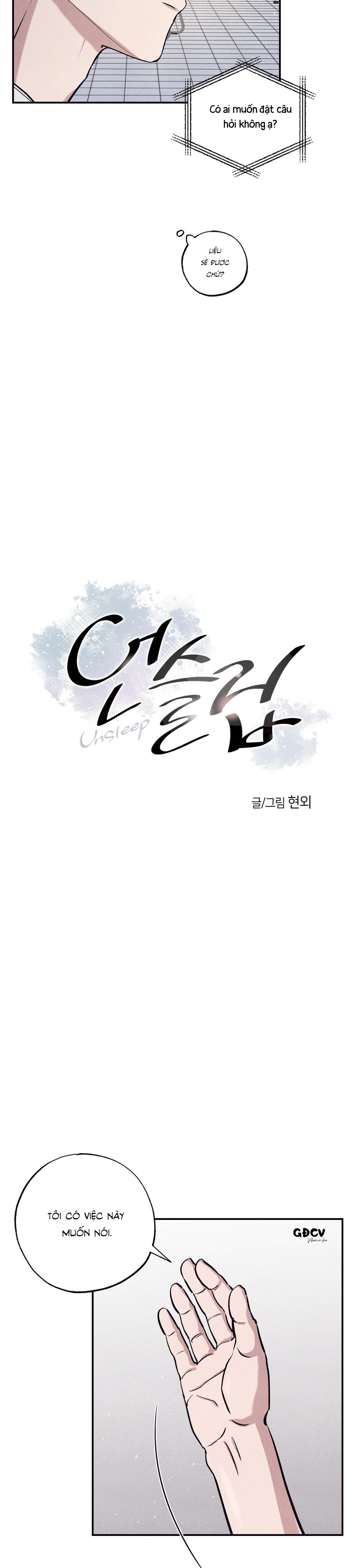 Đọc truyện (UNSLEEP) MẤT NGỦ - Chapter 12