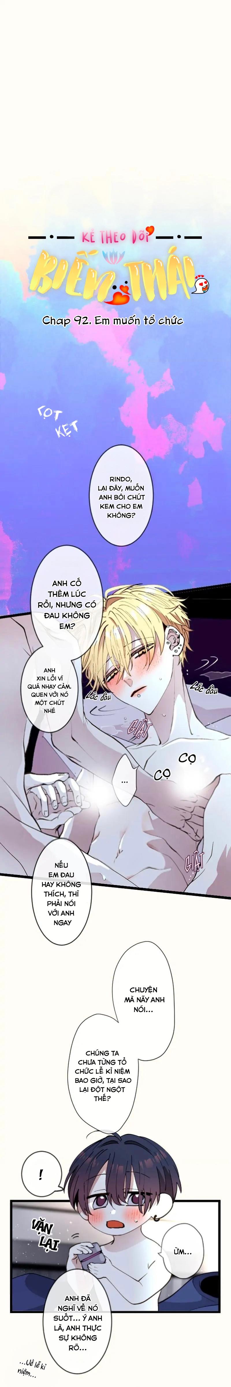Đọc truyện Kẻ Theo Dõi Biến Thái Của Tôi - Chapter 92