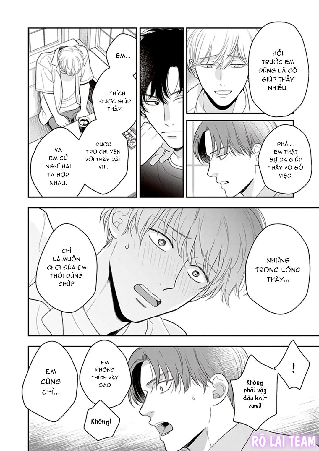 Đọc truyện Koizumi-sensei wa Midasaretakunai - Chapter 6