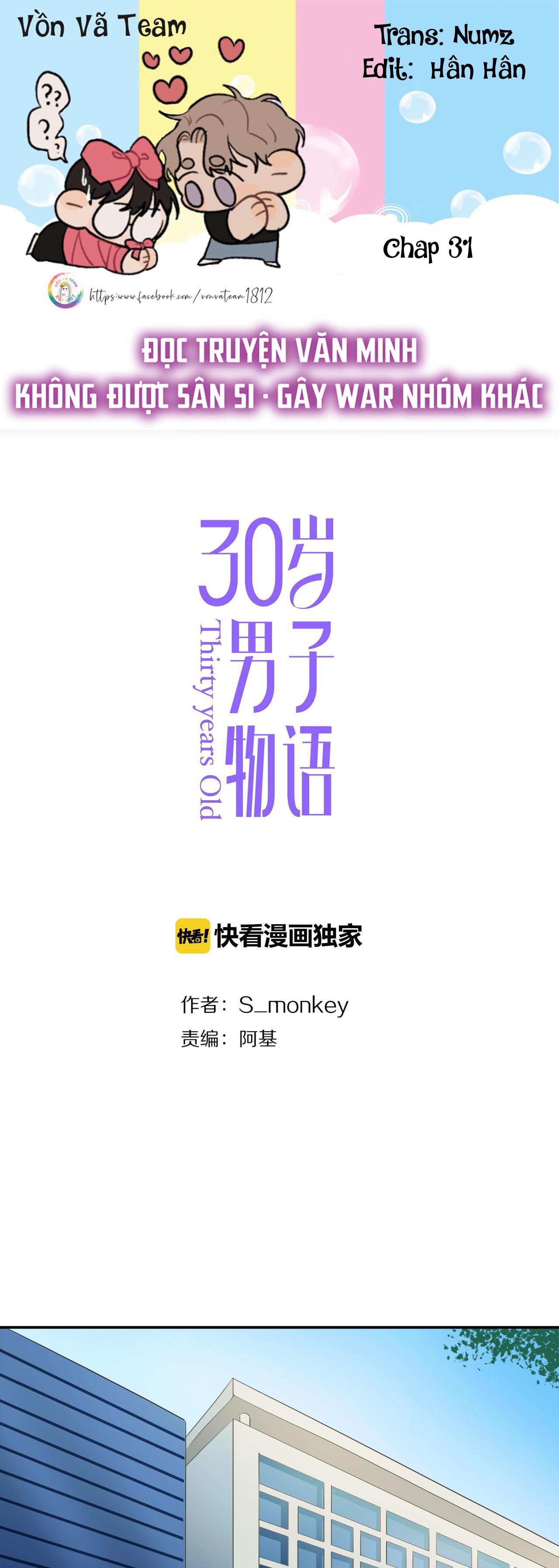 Đọc truyện Tình Chàng 30 - Chapter 31