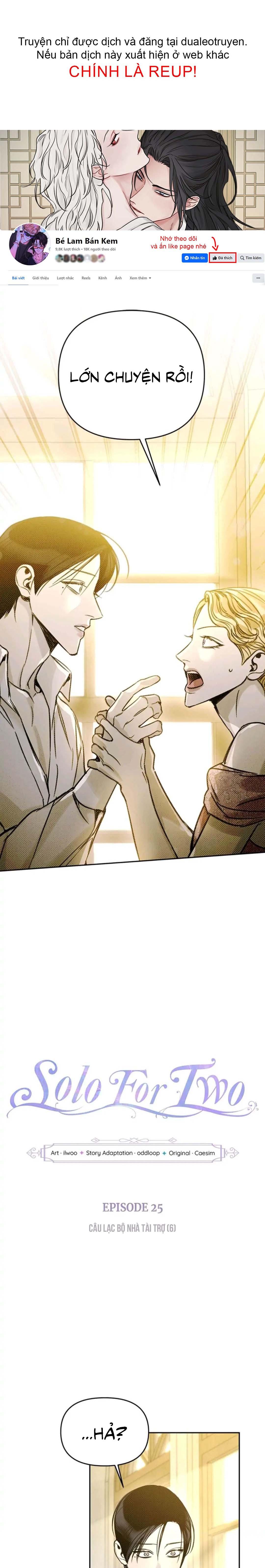Đọc truyện SOLO FOR TWO - Chapter 25
