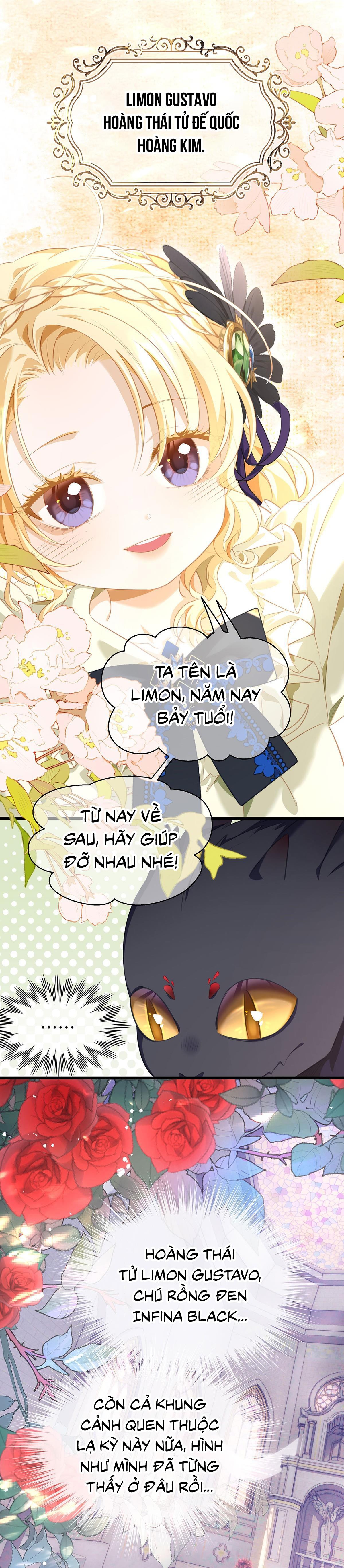 Đọc truyện Tôi trùng sinh thành chú rồng đen của vương tử điện hạ - Chapter 1