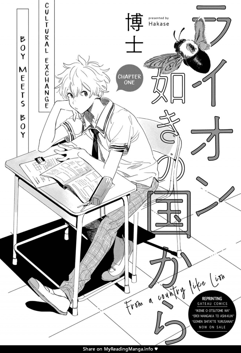 Đọc truyện Đất Nước Của Những Chú Sư Tử - Chapter 1