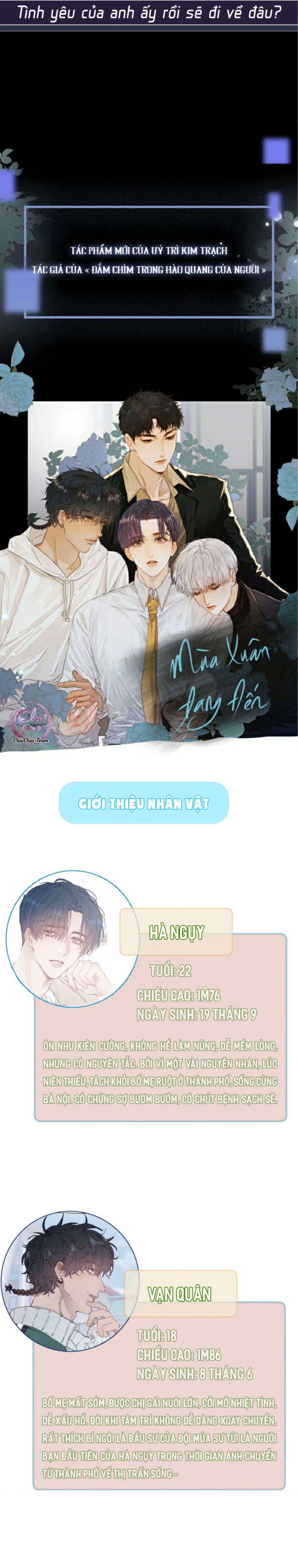 Đọc truyện Mùa Xuân Đang Đến - Chapter 0