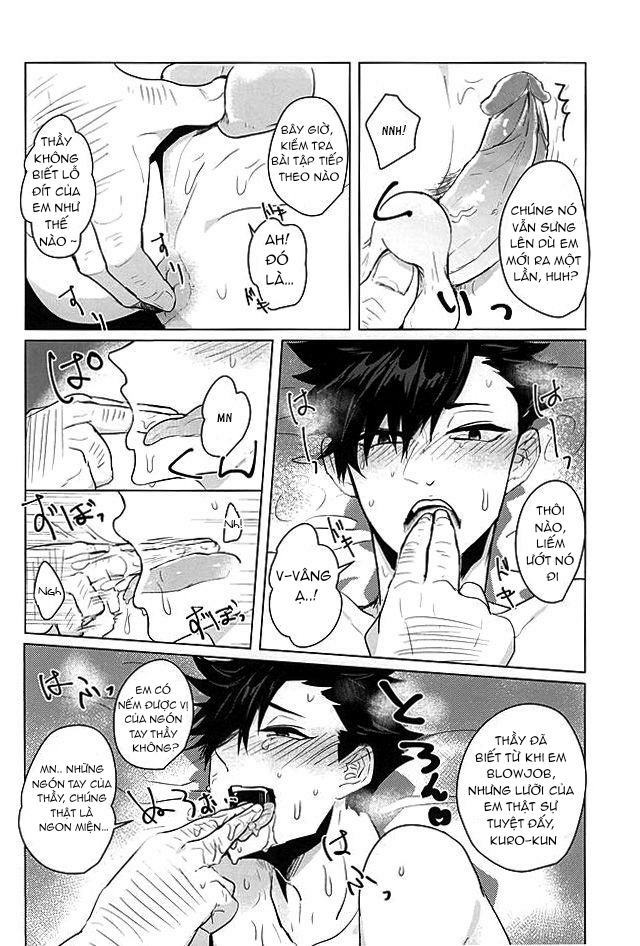 Đọc truyện Buổi Học Phụ Đạo Của Kuro-kun Và Thầy Giáo Tận Tụy!! - Chapter 1