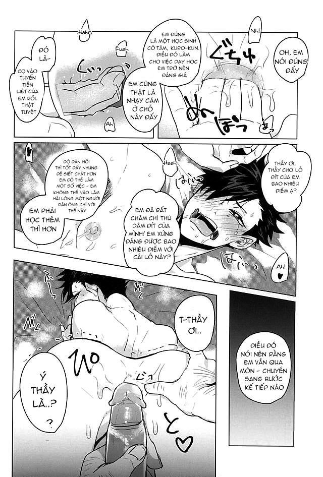 Đọc truyện Buổi Học Phụ Đạo Của Kuro-kun Và Thầy Giáo Tận Tụy!! - Chapter 1