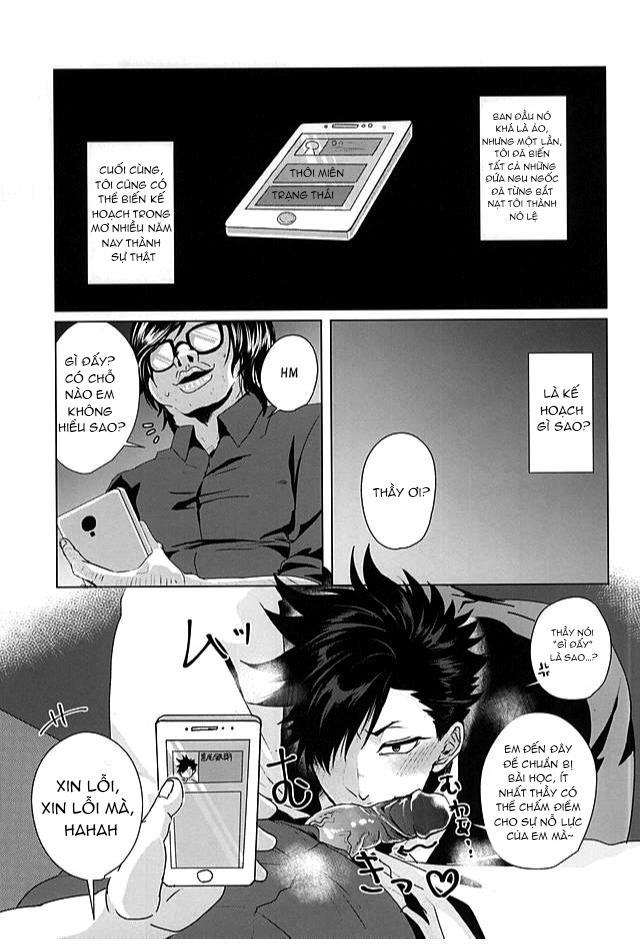 Đọc truyện Buổi Học Phụ Đạo Của Kuro-kun Và Thầy Giáo Tận Tụy!! - Chapter 1