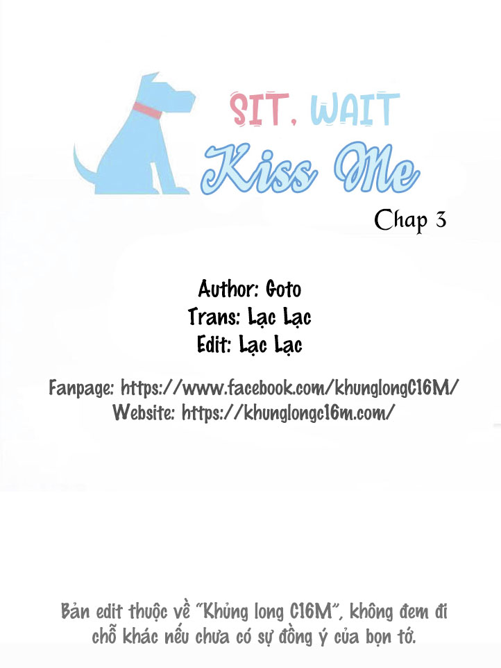 Đọc truyện Sit, Wait, Kiss Me - Chapter 3