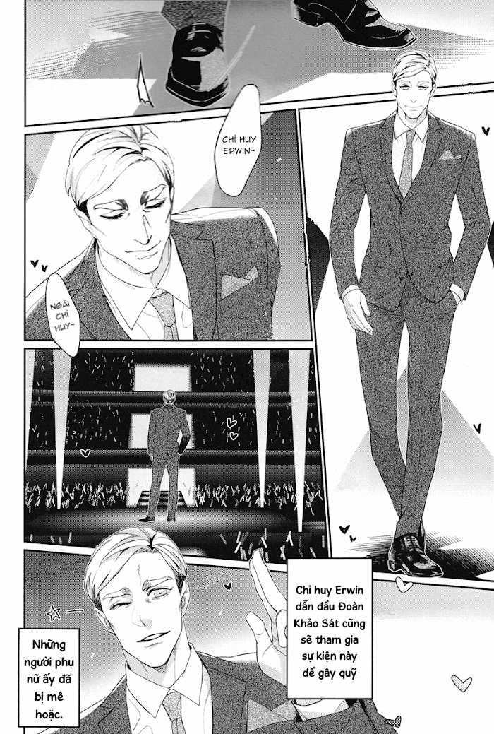 Đọc truyện Buổi Biểu Diễn Sắc Tình Của Chỉ Huy Erwin Và Đồng Chí Levi - Chapter 1