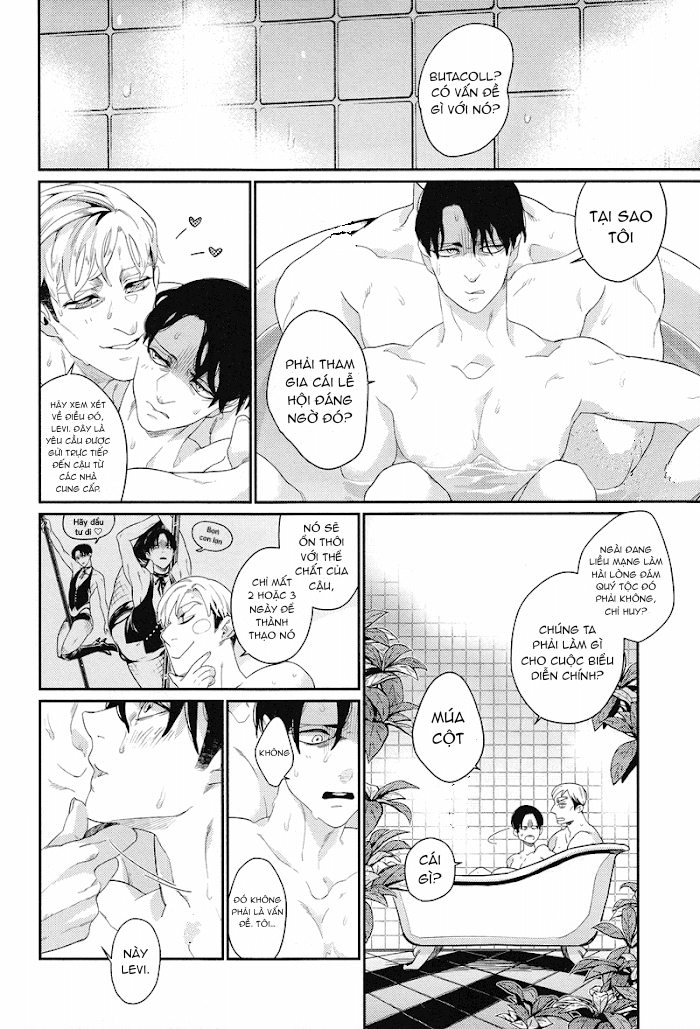 Đọc truyện Buổi Biểu Diễn Sắc Tình Của Chỉ Huy Erwin Và Đồng Chí Levi - Chapter 1