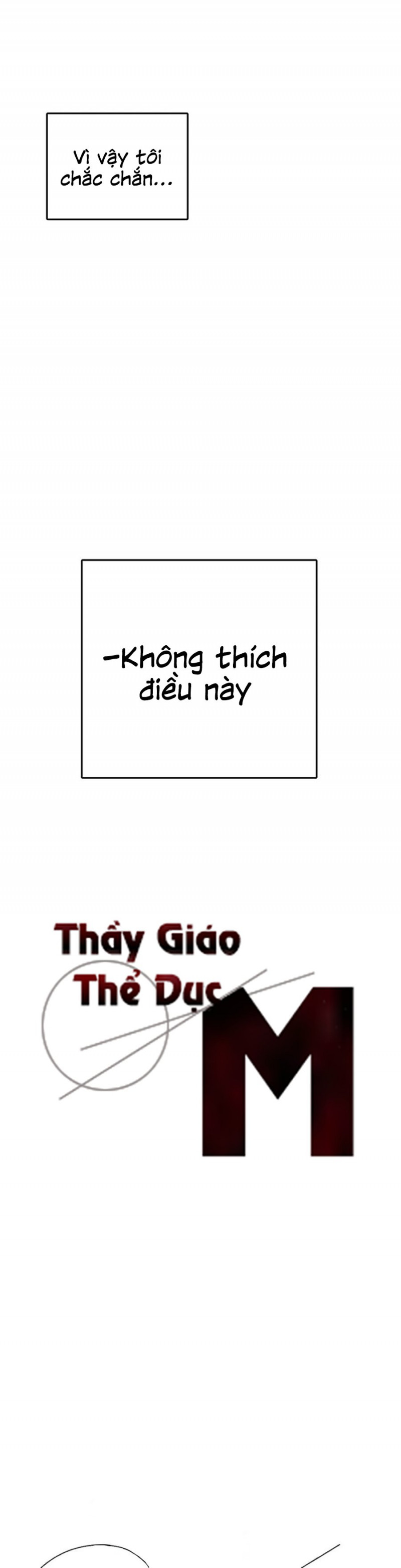 Đọc truyện Thầy Giáo Thể Dục M - Chapter 1