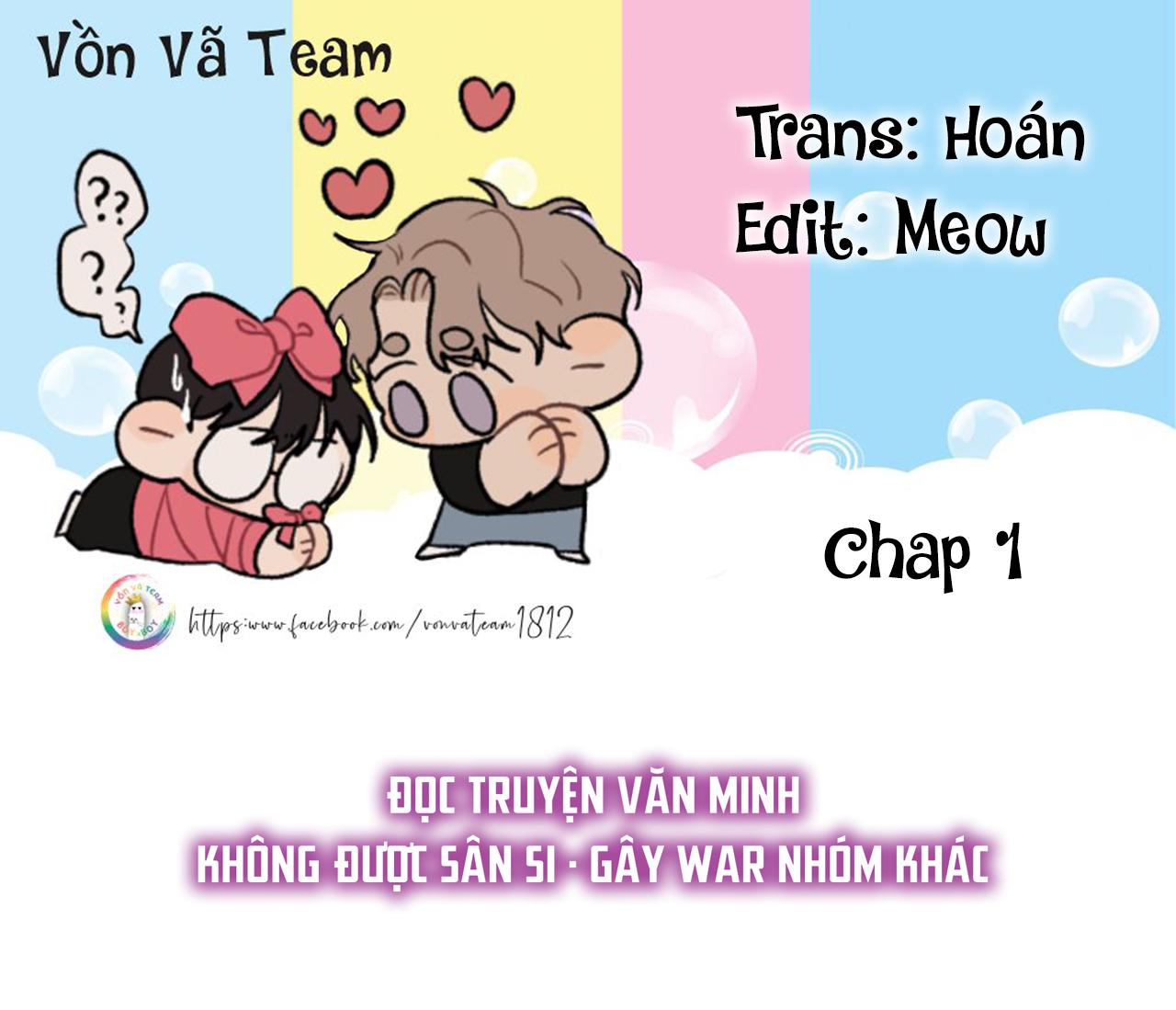 Đọc truyện (END) Không Cho Phép Đọc Suy Nghĩ Của Tôi - Chapter 1